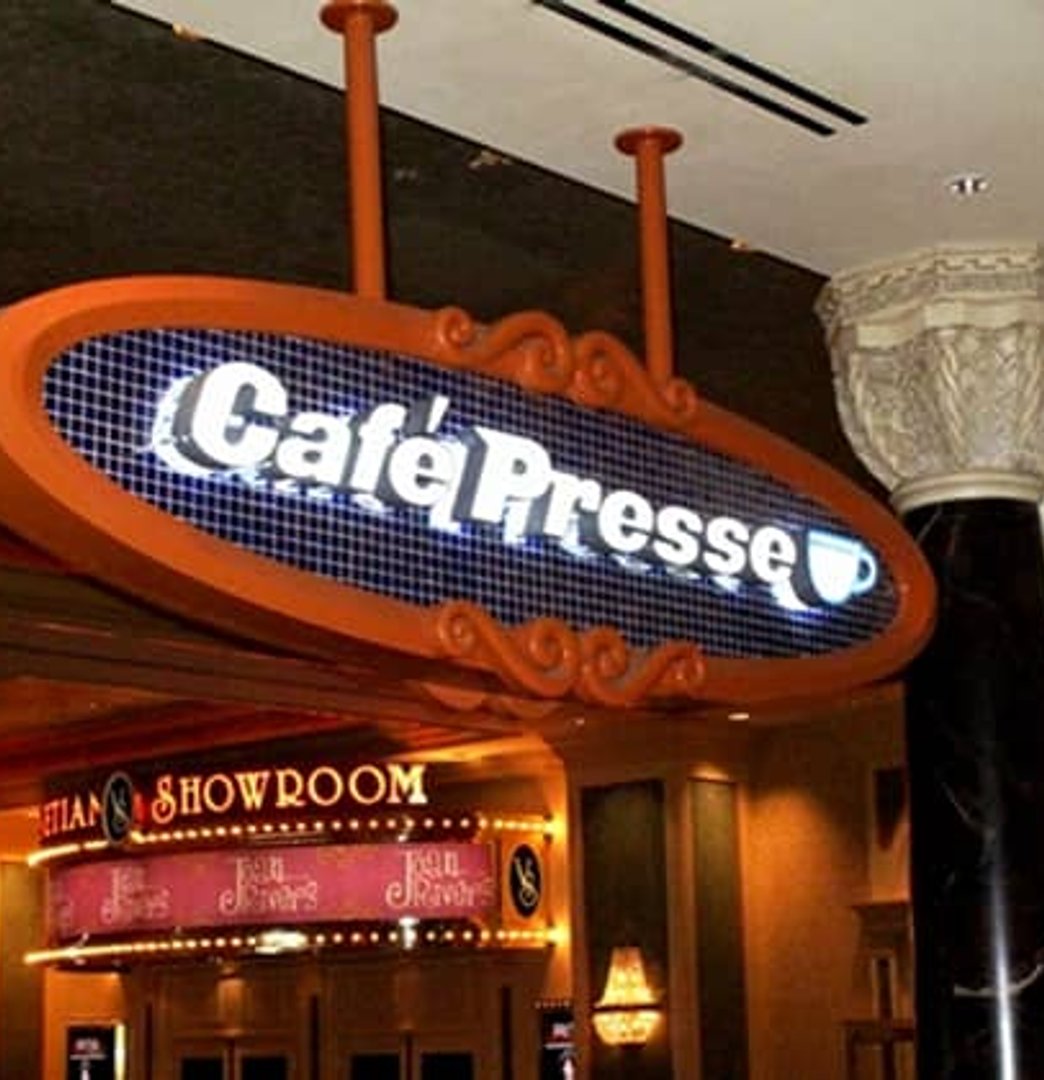 Cafe Presse sign